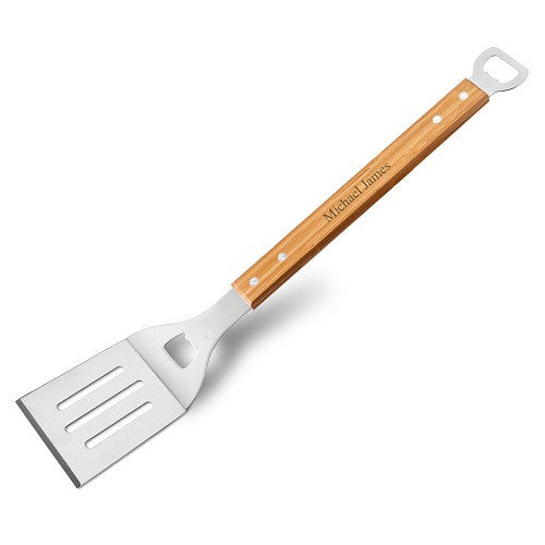 BBQ Bamboo Spatula with Bottle Opener
