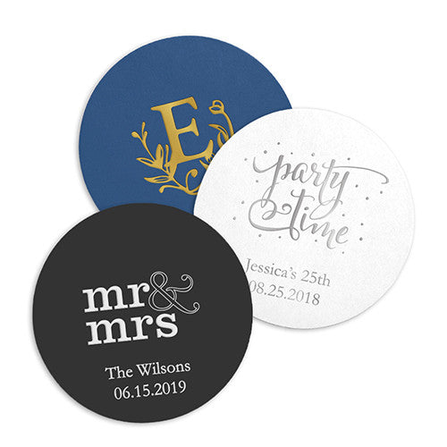 Personalized Paper Coasters