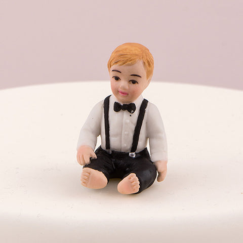 Mix & Match Baby Boy Wedding Cake Topper Addition