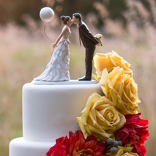 balloon wedding cake top