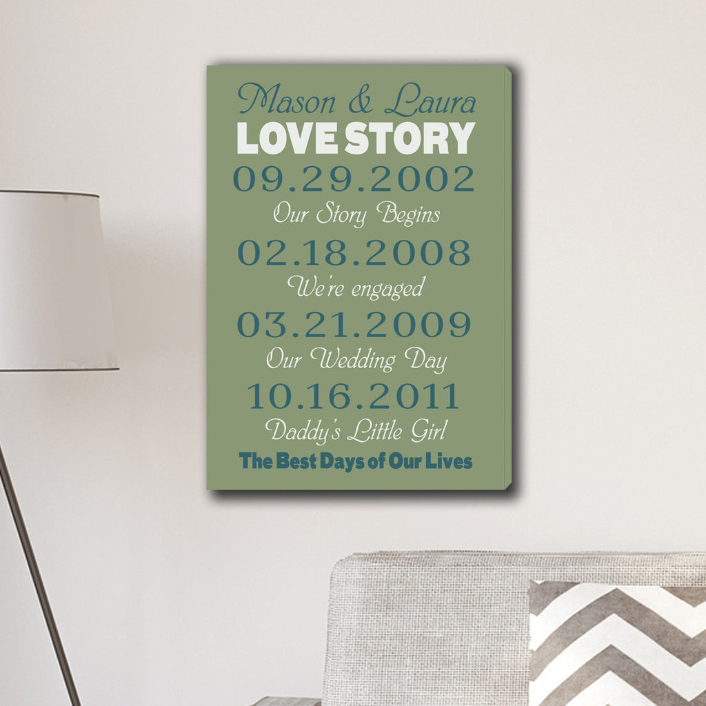 Best Days of Our Lives Canvas Print