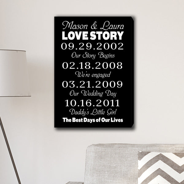 Best Days of Our Lives Canvas Print