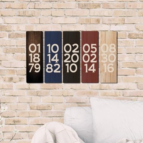 important date wall art