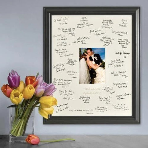 Wedding Signature Frame - Laser Engraved