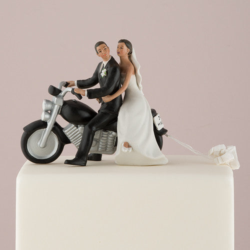 Motorcycle Themed Wedding Cake Top