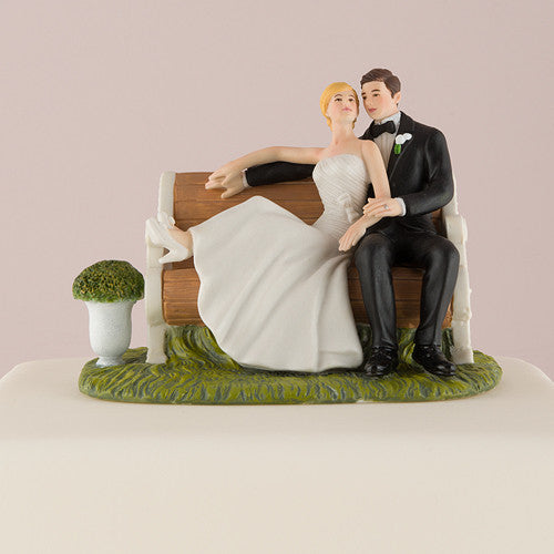 Sitting Pretty in the Park Wedding Cake Top