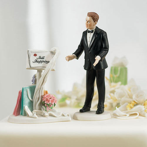 Mix & Match Still Shopping Wedding Cake Top