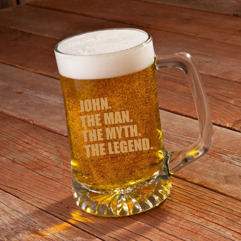 The Man. The Myth. The Legend. 25 Oz. Beer Mug