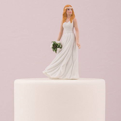 Mix & Match Trendy Bride Wedding Cake Topper