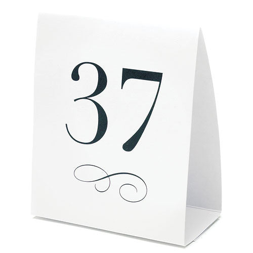 Table Number Tent Style Card