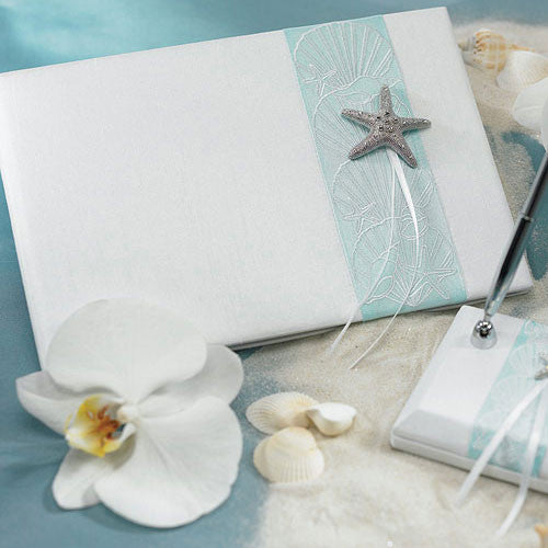Seaside Allure Traditional Guest Book