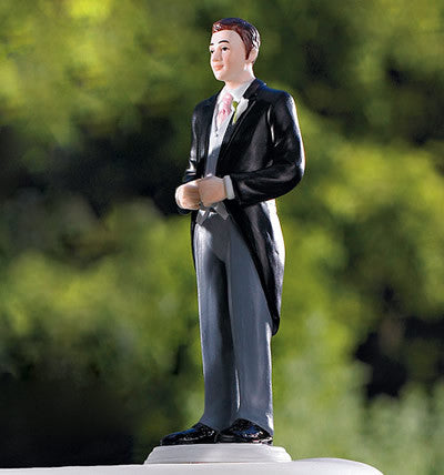 Groom in Traditional Morning Suit Figurine
