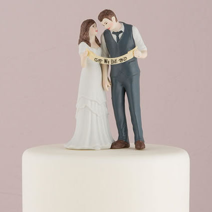 Indie Style Wedding Retro Wedding Cake Top