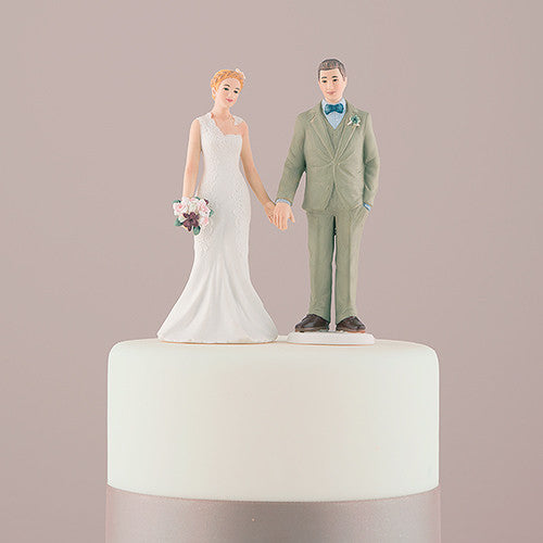 Woodland Bride & Groom Wedding Cake Topper